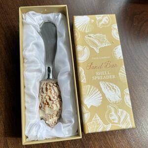 Two’s Company Sand Bar Shell Spreader knife appetizer cheese